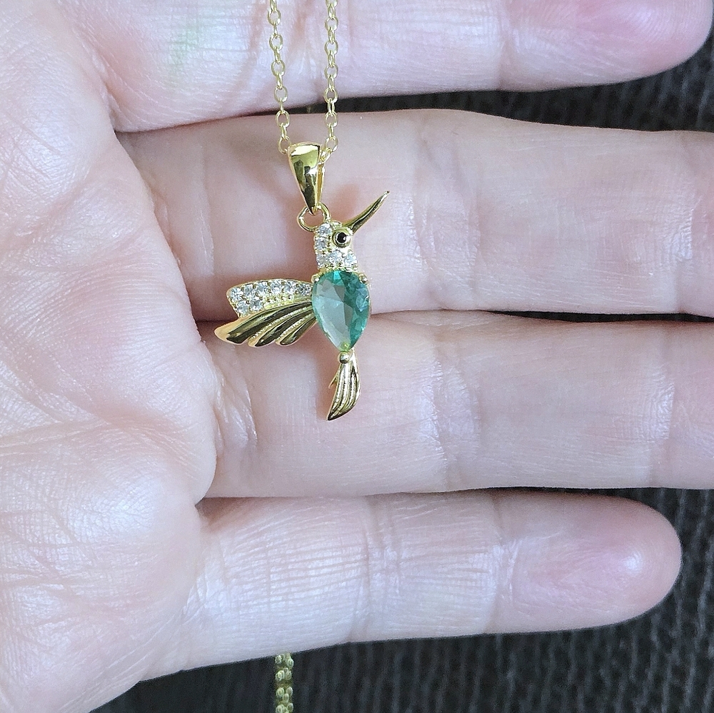 Cote d'Argent Hummingbird🪶 Pendant Necklace - NWT - Picture 12 of 16
